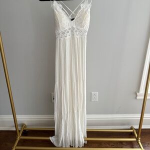 White Maxi dress
